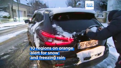 Cold snap causes disruption in Europe