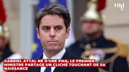 Gabriel Attal né d'une PMA, le Premier ministre partage un cliché touchant de sa naissance