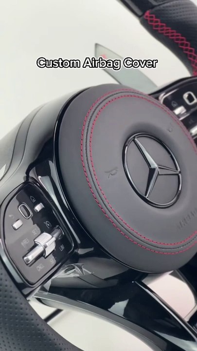 Mercedes custom carbon fiber steering wheel