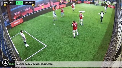 Faute de Adam GRINE - BDG UNITED