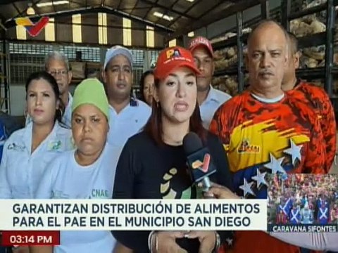 Carabobo | Más de 800 instituciones son favorecidas con distribución de alimentos para el PAE