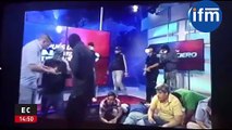 Encapuchados armados se toman canal de televisión en Guayaquil