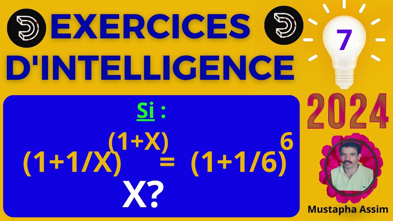 Exercices d'intelligence : Exercice-7
