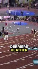 La REMONTADA LÉGENDAIRE du 600M ! ‍♀️✨ #JO #remontada #sport #600m #trash