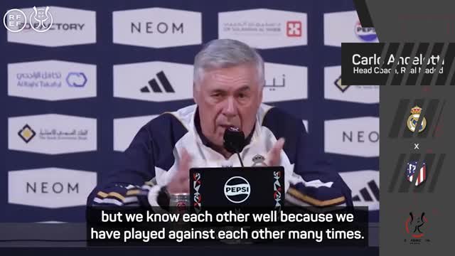 Ancelotti explains his 'relationship of respect' with Simeone
