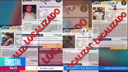 Encuentran a 4 de las 12 personas desaparecidas en Taxco, Guerrero