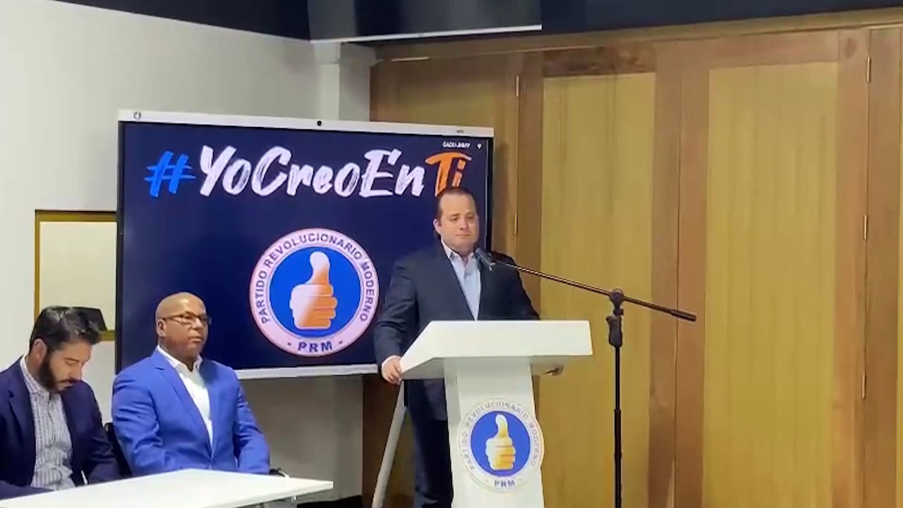 ¡Al fin! PRM oficializa candidatura a senador de Guillermo Moreno en la capital
