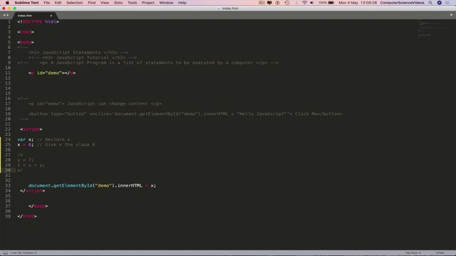 Programming in JAVASCRIPT - Tutorial 7 | JavaScript Comments
