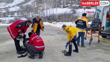 72 YAŞINDAKİ HASTA, BAHÇESARAY'DAN AMBULANS HELİKOPTERLE VAN'A SEVK EDİLDİ