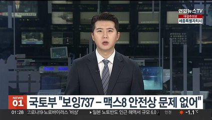 국토부 "보잉737-맥스8 안전상 문제 없어"