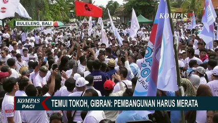 Temui Tokoh Masyarakat di Bali, Gibran: Pembangunan Harus Merata