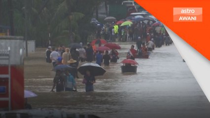 Mangsa banjir di Johor, Pahang catat penurunan