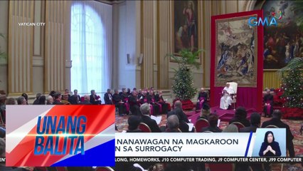 Pope Francis, nanawagan na magkaroon ng global ban sa surrogacy | UB