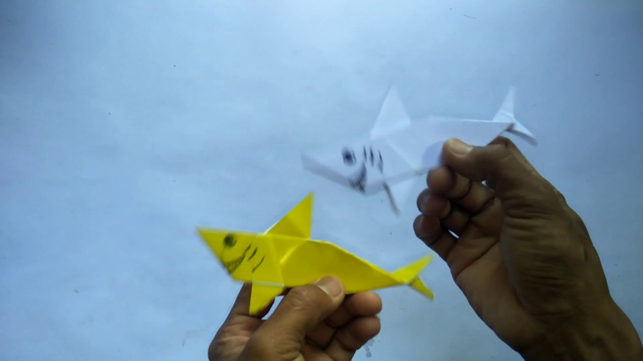 Origami Hiu How to make Origami shark - Video Dailymotion