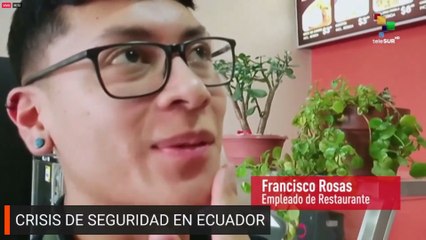 Ecuatorianos consternados por la ola de violencia