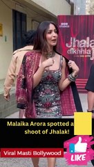 Malaika Arora spotted at the shoot of Jhalak!