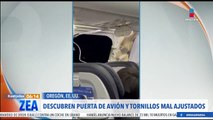 Recuperan la puerta del avión de Alaska Airlines