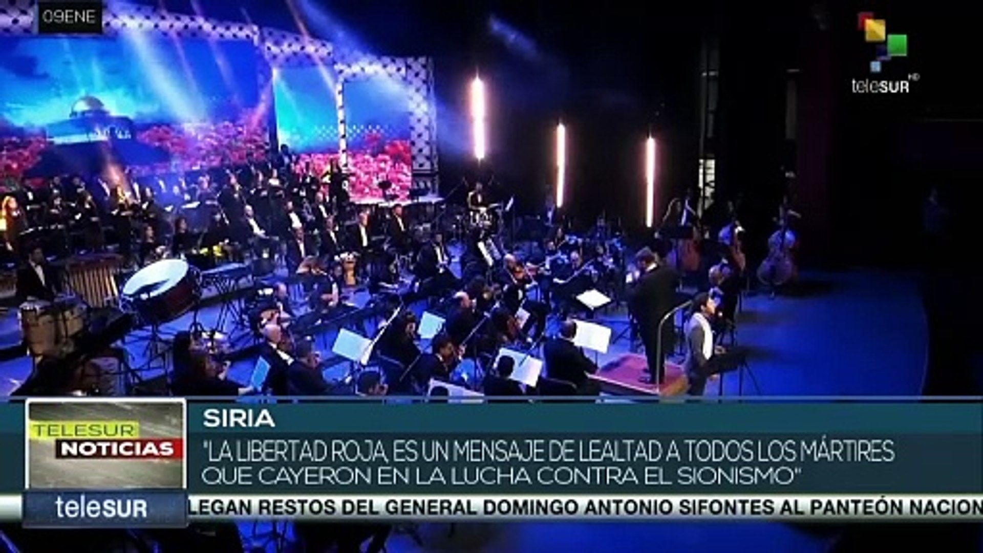 ⁣Festival musical Libertad Roja inició ciclo cultural 2024 en Siria