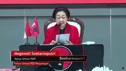 Momen Megawati Ajarkan Salam Pancasila 3 Kali di HUT ke-51 PDIP
