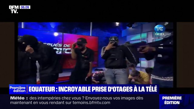 Équateur: le plateau d'une télévision publique envahi en direct par des hommes armés