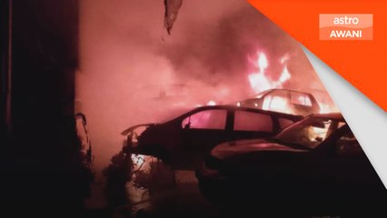 28 kereta di bengkel Sri Aman musnah