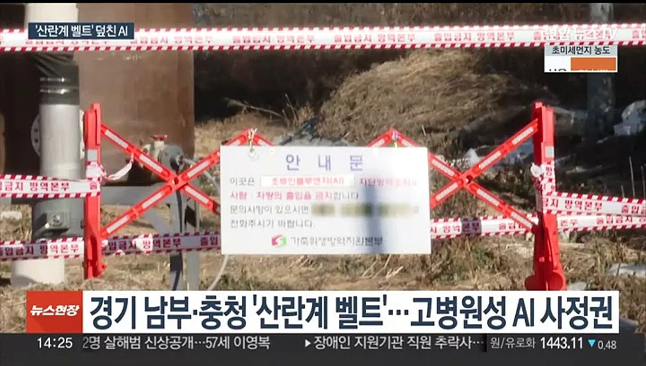 고병원성 AI, 산란계 최대 밀집지역 확산…방역 비상