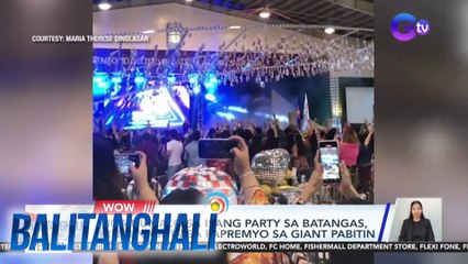 Mga dumalo sa isang party sa Batangas, hindi nabitin sa papremyo sa giant pabitin | BT