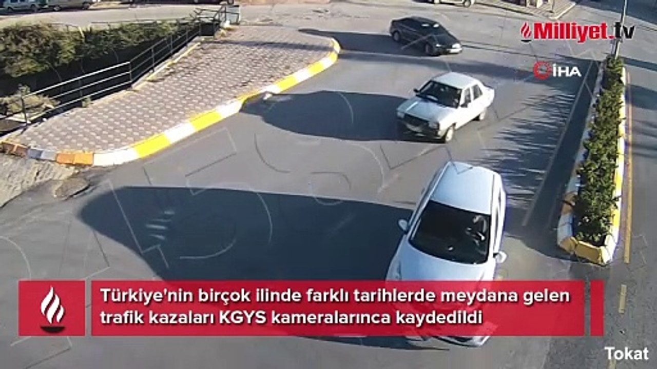 KGYS görüntüleri "Böyle kaza mı olur" dedirtti