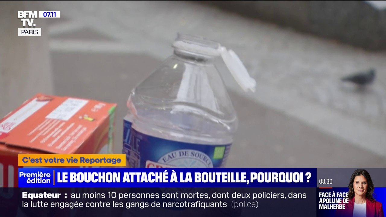 Pourquoi le bouchon est désormais attaché aux bouteilles en plastique