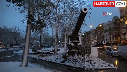 Çanakkale'de Kar Yağışı Etkili Oldu