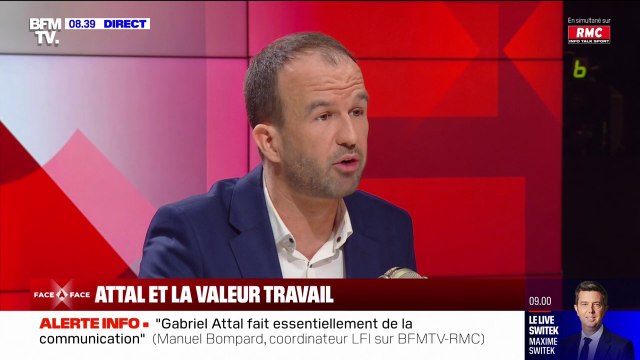 Manuel Bompard (LFI): Nous demandons à Gabriel Attal de se soumettre à un vote de confiance