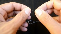Not many people know how to tie a hook like this, please give it a try!