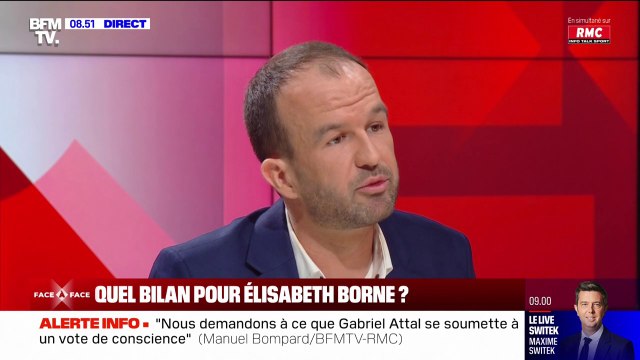 Manuel Bompard: Ce serait irresponsable que la Nupes ne soit pas en capacité d'avoir une liste commune aux élections européennes