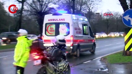 BAKIRKÖY'DE 5 ARACIN KARIŞTIĞI ZİNCİRLEME KAZA