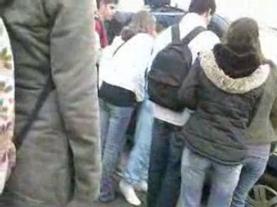 Grève d'élèves LEP d'issoudun 36