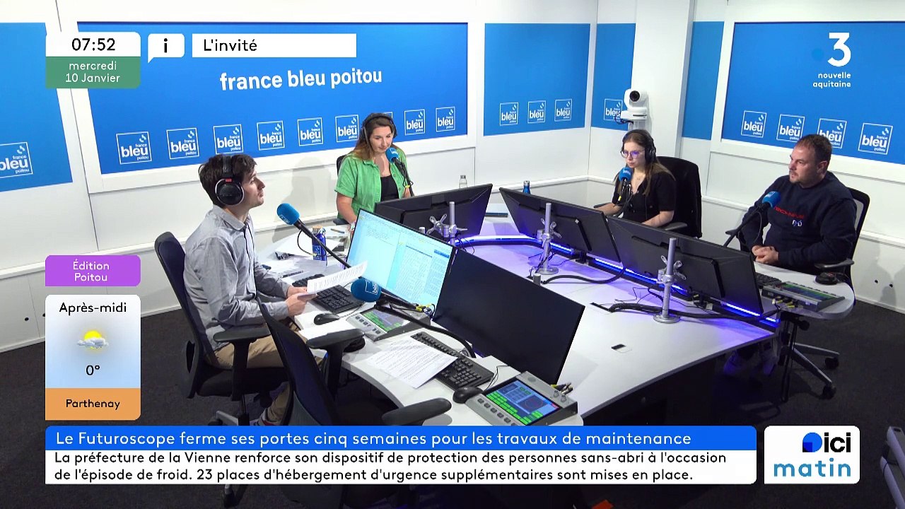 10/01/2024 - Le 6/9 de France Bleu Poitou en vidéo