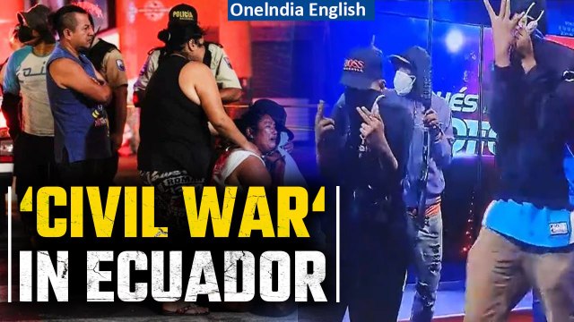 Ecuador Crisis: Why are gangsters attacking TV studio & threatening civilians? | Oneindia News