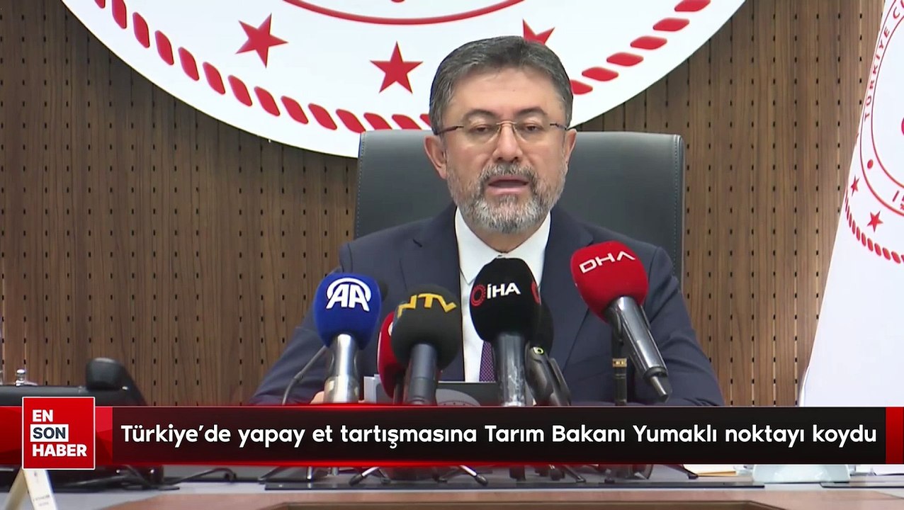Türkiye'de yapay et tartışmasına Tarım Bakanı Yumaklı noktayı koydu
