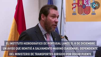 El documento que incrimina a Puente en los pellets: Portugal avisó hace un mes de «desechos peligrosos»