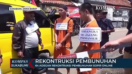 64 Adegan Rekontruksi Pembunuhan Sopir Online