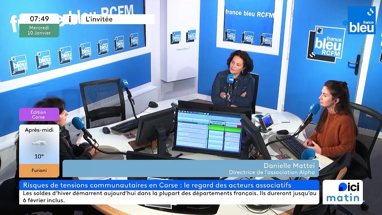 Danielle Mattei invitée de la rédaction de RCFM