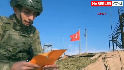 Hakkari'deki Mehmetçik, Şehit Onur Doğan İlkokulu öğrencilerine cevap mektupları gönderdi