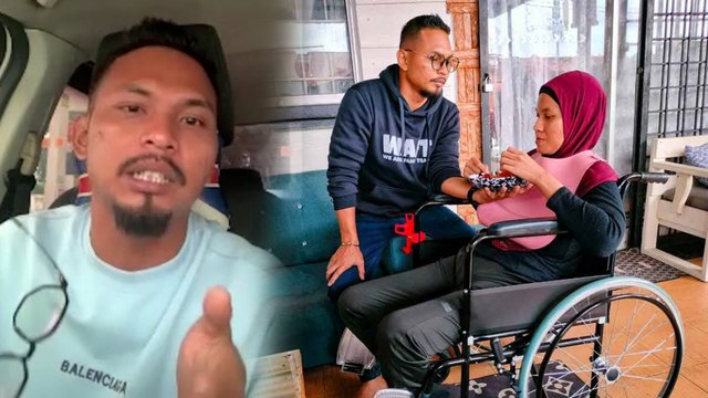 Bukti suami setia masih wujud! Sikit pun tak mengeluh jaga isteri sakit, mahu tunai impian ada rumah