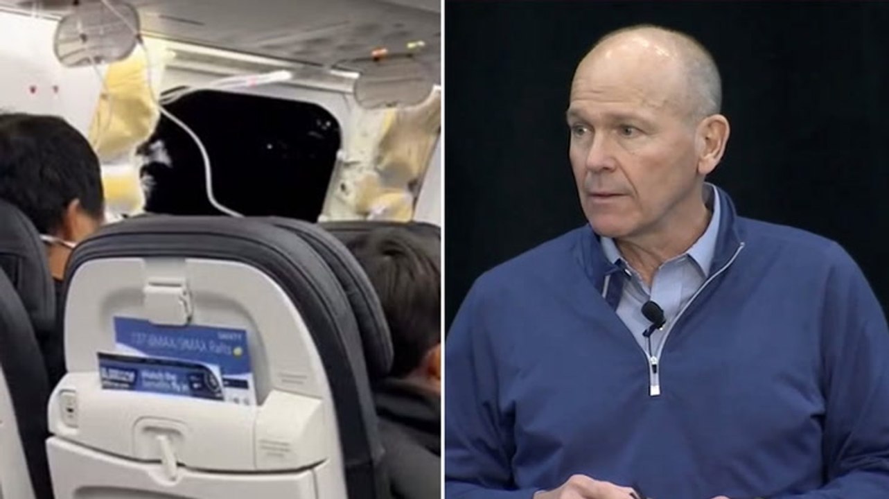 Boeing boss thanks Alaska Airlines pilot for landing ‘in scary circumstances’ after blowout