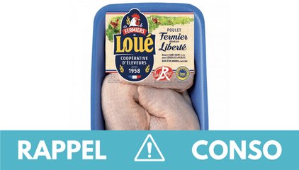 Alerte ! Un rappel produit concernant les cuisses de poulet de la marque Loué !