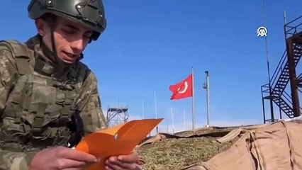 Mehmetçik, miniklerin yazdığı mektupları yanıtsız bırakmadı