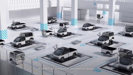 فيديو: كيا تكشف عن شاحنة معيارية قادرة على التحول إلى سيارة نصف نقل
