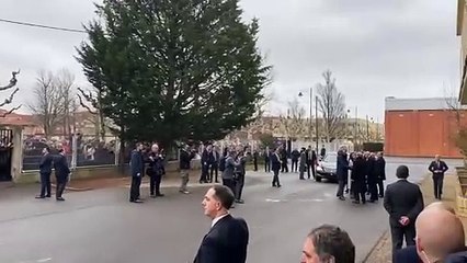 La llegada de Felipe VI y Letizia al Gumersindo de Azcárate, el mejor colegio de España