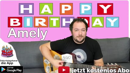 Happy Birthday, Amely! Geburtstagsgrüße an Amely