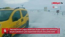 İstanbul'un yanı başı! Göz gözü görmüyor, araçlar yolda kaldı